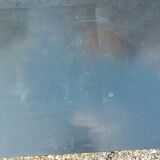 Console in old Empire style with a wooden frame and marble top.