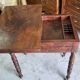 TABLE A JEUX EN ACAJOU ECRITOIRE BUREAU
