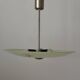 Art Deco ceiling light in green glass, 1940s, Germany
