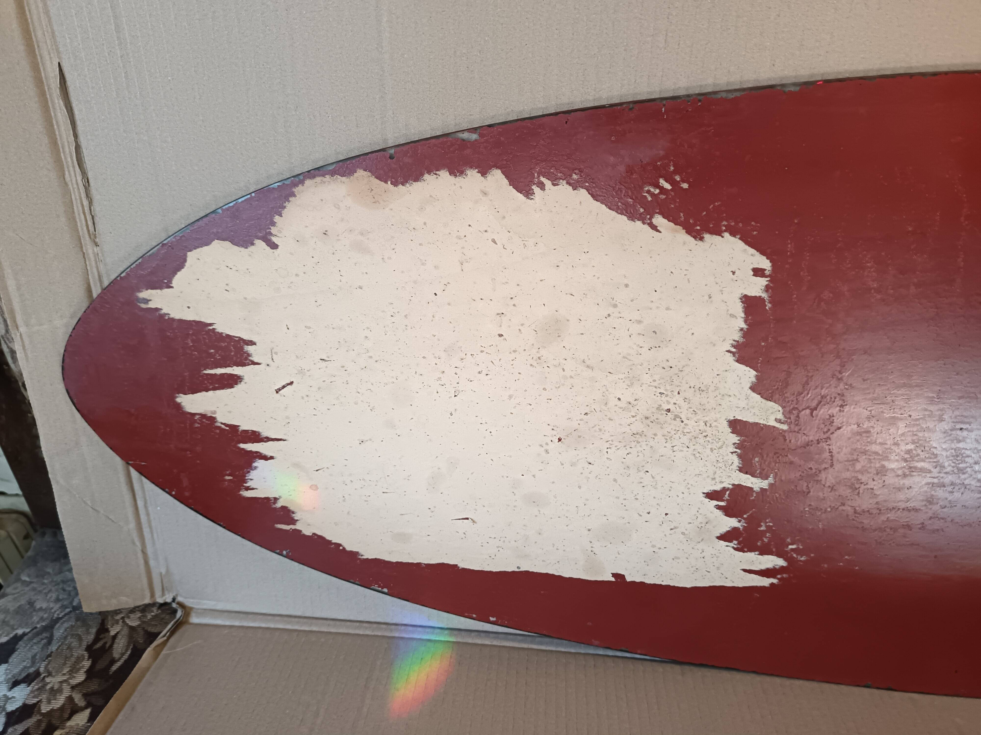 Italian oval wall mirror 1950.