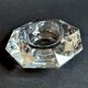 Art Deco octagonal crystal ashtray Val St Lambert
