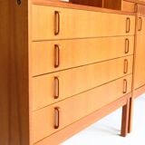 Pair of Scandinavian teak bookcases from the 60s