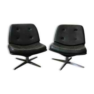 Pair of vintage 60s skai swivel heaters