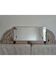 Porte manteau mural art déco 3 patères et miroir
