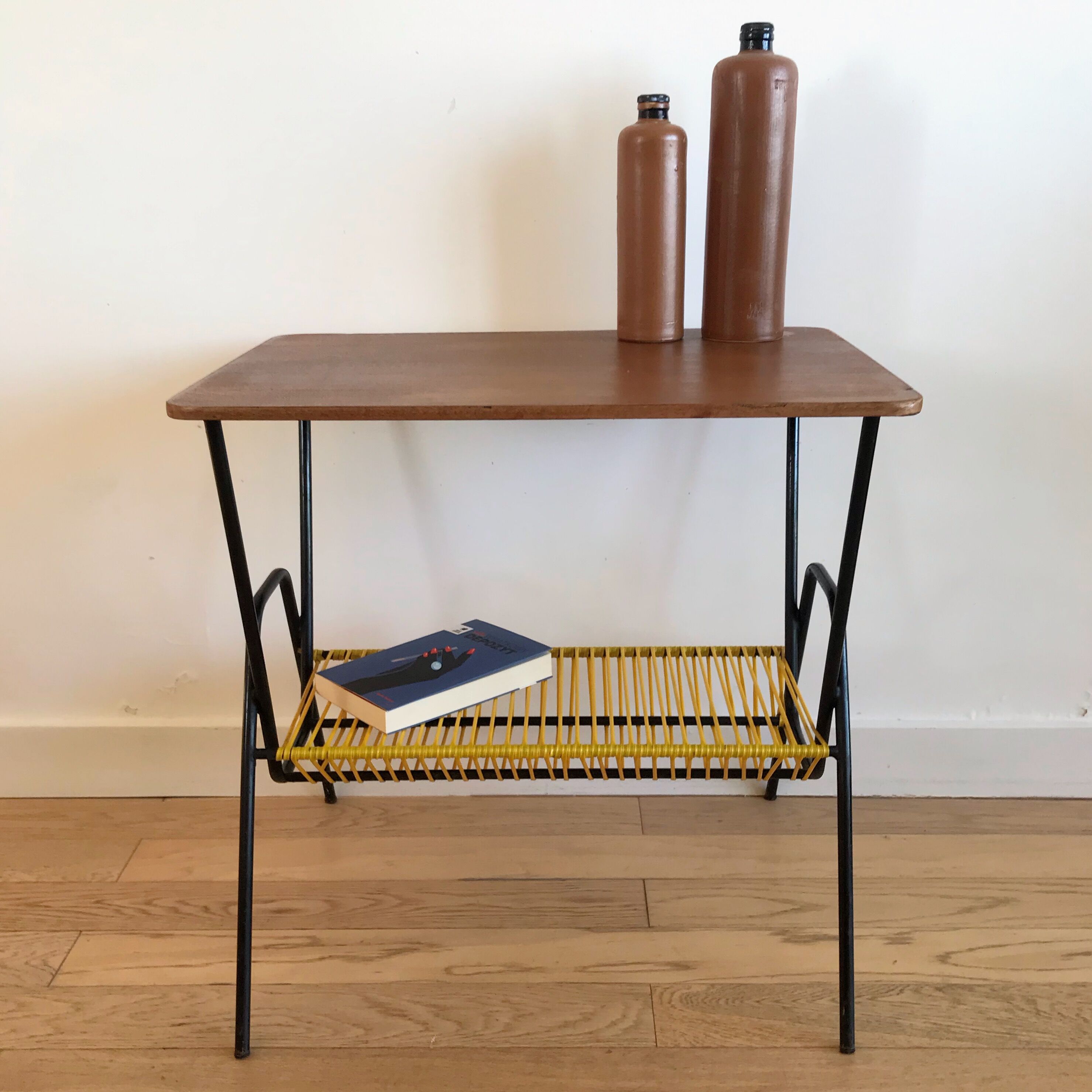 Platinum table range vinyl scoubidou vintage yellow