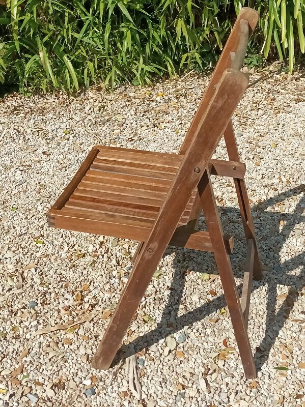 Folding chair solid wood