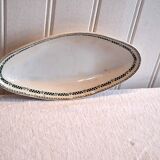 Old ironstone platter from Gien in good condition.