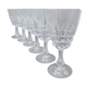 Service of 6 crystal walking glasses