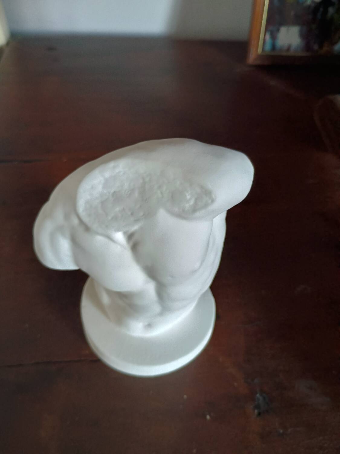 Small plaster bust