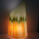 Asymmetrical vintage lamp, space age, Zwiesel, 1960-70.