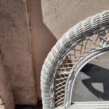 Rattan mirror