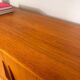 Teak sideboard with sliding doors, 1960s