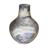 Vase à décor floral
