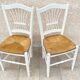 Paire Chaises campagne chic vintage