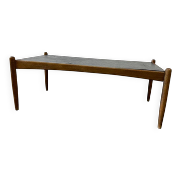 Table basse brutaliste vintage / table basse Eric Merthen