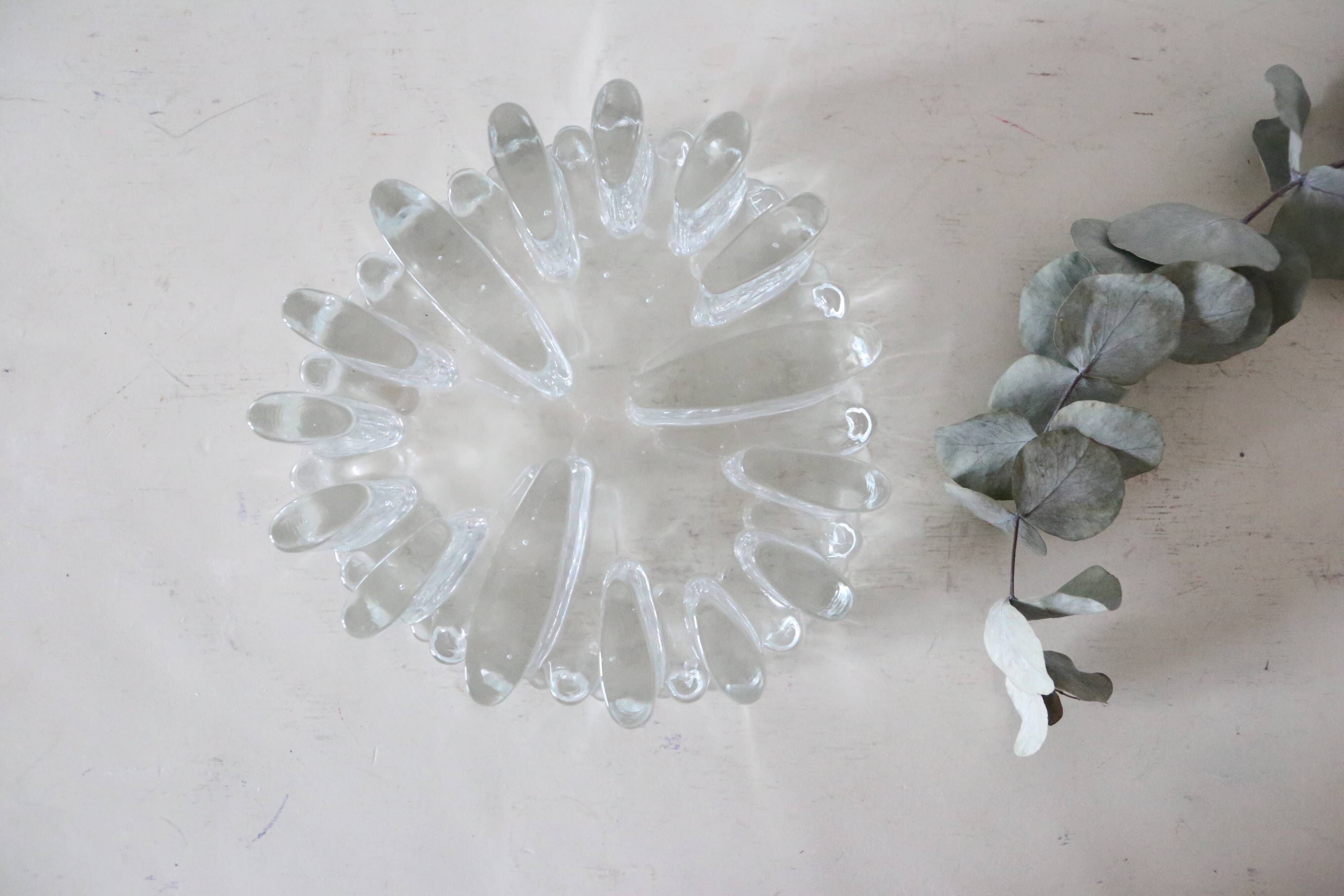 Underside, German crystal, 1970,, vintage