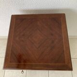 Jam jar in ribboned walnut and boxwood marquetry