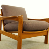Chair Scandinavian vintage teak 1960 s