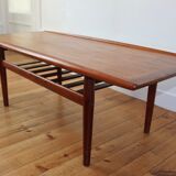Scandinavian teak coffee table Grete Jalk 60