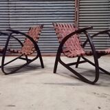 Pair of Jan Vanek armchairs for Up Zavody 1930