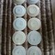 10 antique flat plates in ironstone