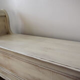 Wooden chest bench