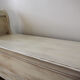 Wooden chest bench