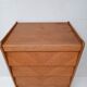 Commode haute en bois années 50