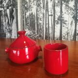 Lidpot and Cup Grandjean Jourdan Vallauris