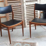 Lot of 6 Scandinavian chairs