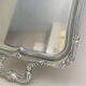 Baroque stainless steel tray Alessi