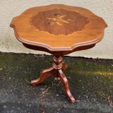 Small marquetry side table