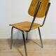 Chaise d'école vintage de Tchécoslovaquie des années 1980, modèle Z 323