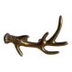 Gold brass deer antler door handle