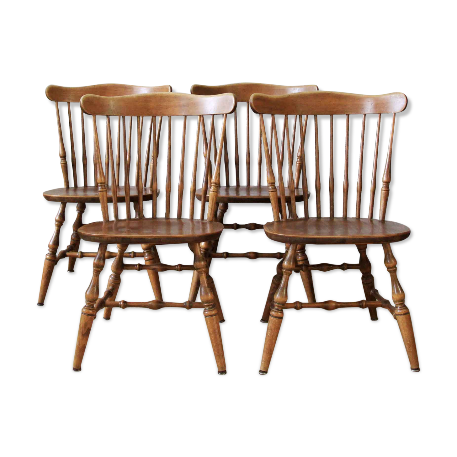 Western style wooden chairs