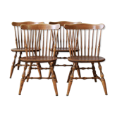 Western style wooden chairs