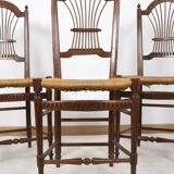 Decorative chairs, sheaf of wheat decor.