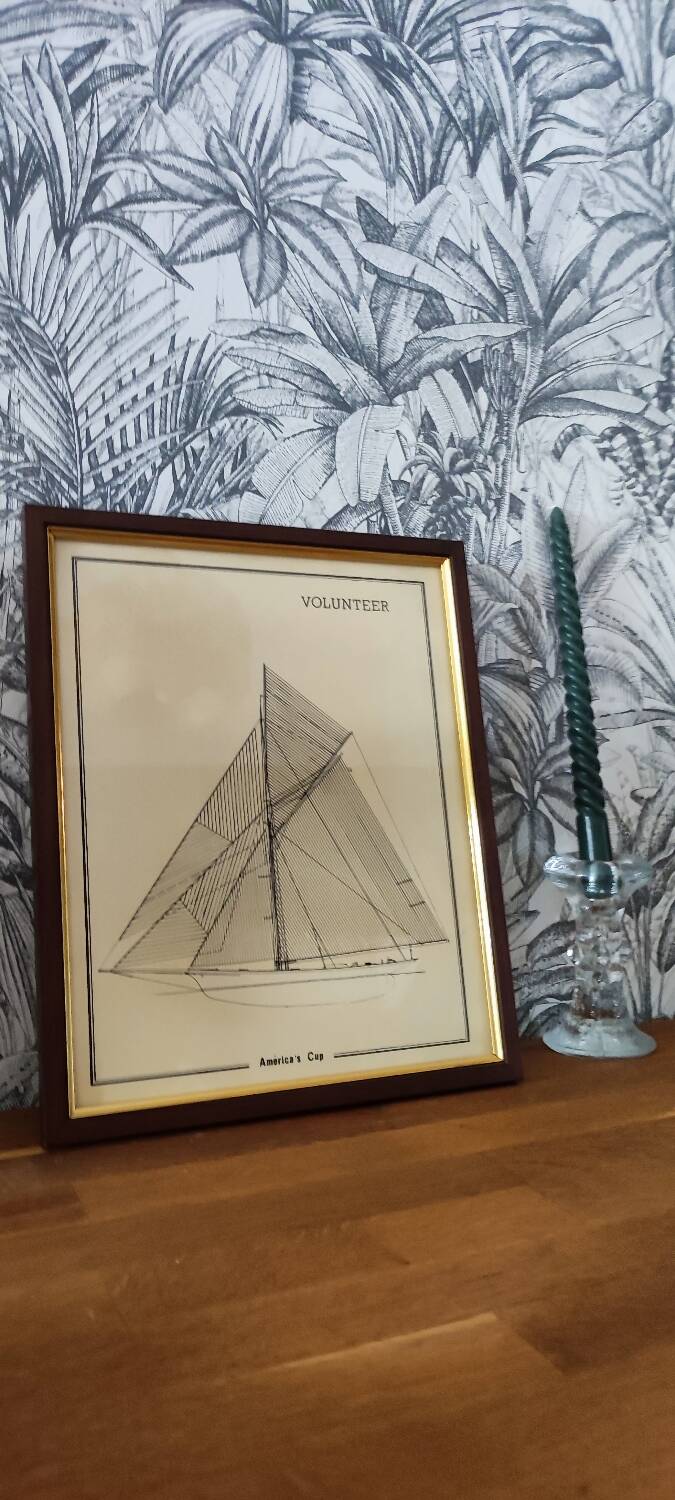 Volunteer sailboat frame