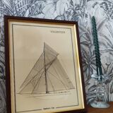 Volunteer sailboat frame
