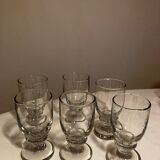Produit BHV 6 verres tulipe 1950