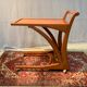 Desserte bar en bois sur roulettes
