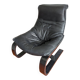 Fauteuil cuir années 70 de Nelo Möbel