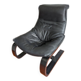 1970s leather armchair by Nelo Möbel