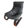 Fauteuil cuir années 70 de Nelo Möbel