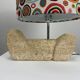 1960s organic French stone table lamp