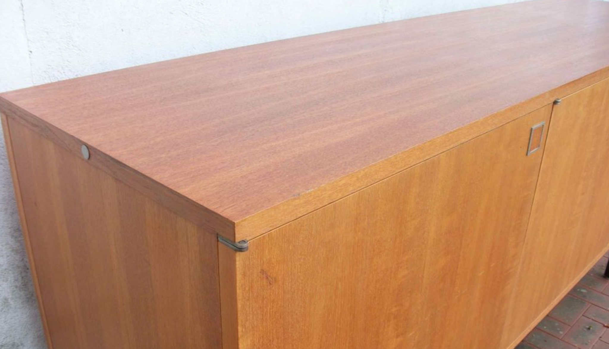 Enfilade teak clear 1967 designed by the french designer Louis Paolozzi