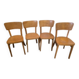 4 chaises de bistrot Thonet
