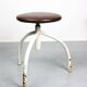 Vintage Industrial Adjustable Swivel Stools, Set of 3
