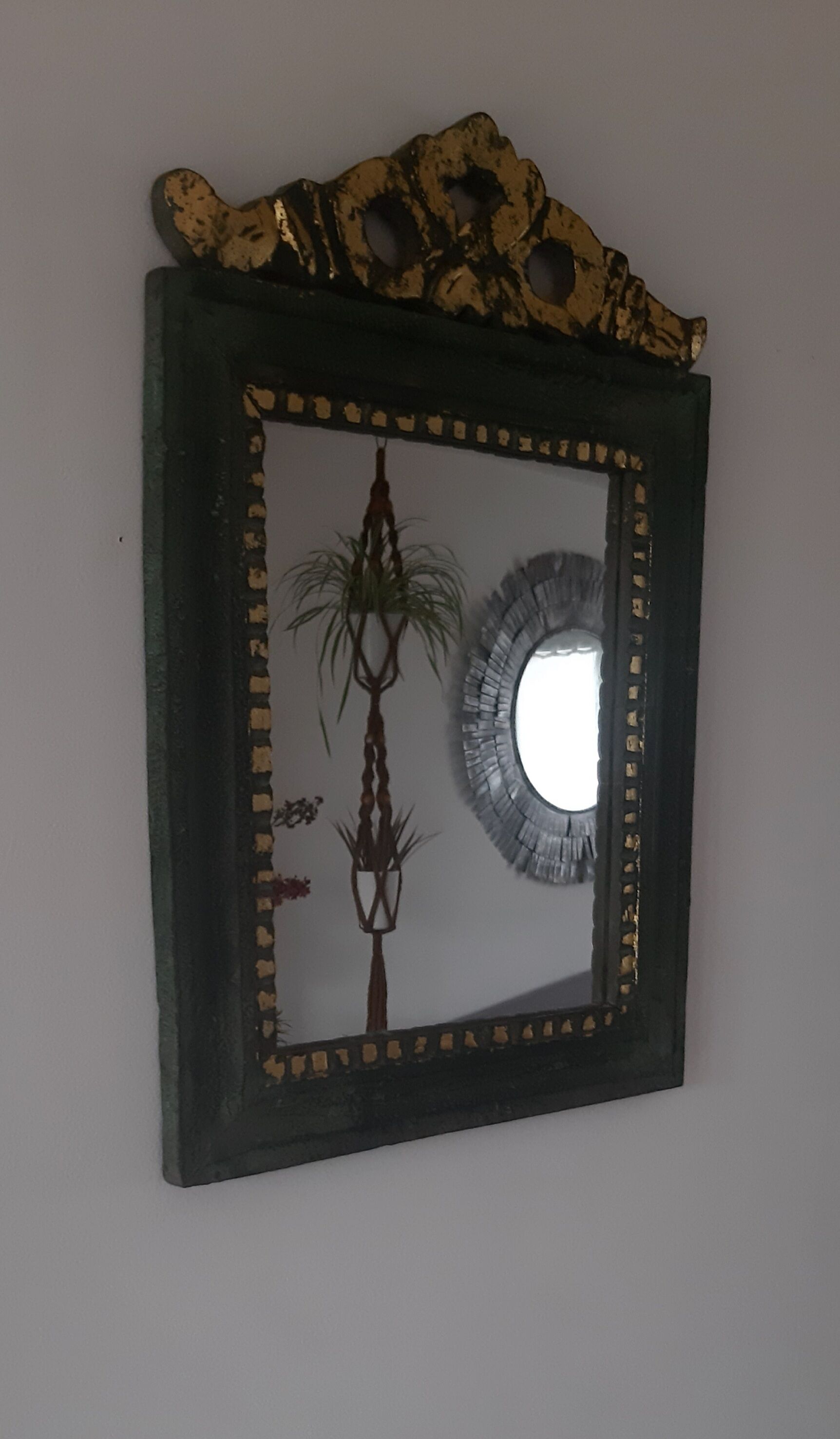 Miroir ancien 42 X 28.5cm