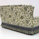 Rare 19th Century Napoleon III Brocade Sofa 1870